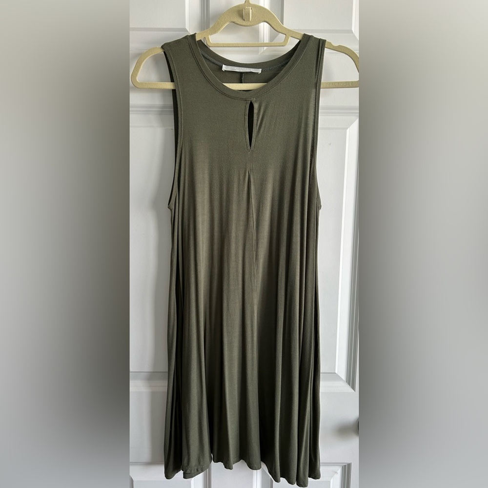 Double Zero Olive Green‎ Sleeveless Dress | Size Large